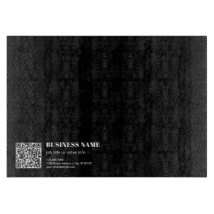 Benutzerdefinierter QR-Code & editierbarer retro-m Schneidebrett