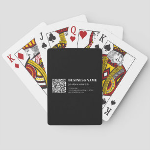 Benutzerdefinierter QR-Code & editierbarer retro-m Spielkarten