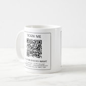 Benutzerdefinierter QR-Code Einfach Werbeanzeigen Kaffeetasse (Vorderseite Links)