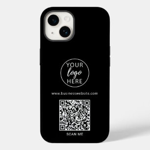 Benutzerdefinierter QR-Code für Black Business Case-Mate iPhone 14 Hülle