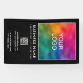 Benutzerdefinierter QR-Code für Business-Logos Mod Banner (Horizontal)