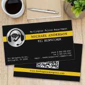 Benutzerdefinierter QR-Code für das 911-Dispatcher Visitenkarte