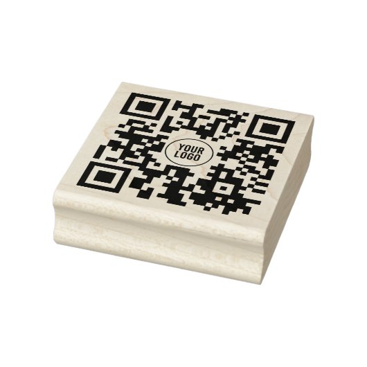 Benutzerdefinierter QR-Code für das Logo Gummistempel (Stempel)