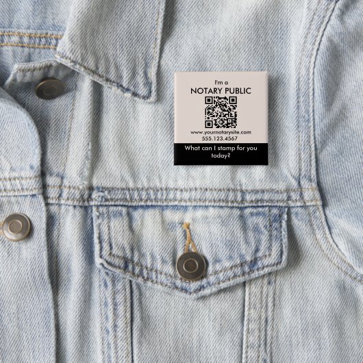 Benutzerdefinierter QR-Code für das öffentliche Lo Button (Beispiel)