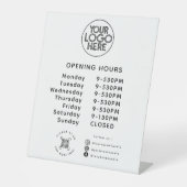 Benutzerdefinierter QR-Code für das Öffnen von Fir Sockelschild (Vorderseite)