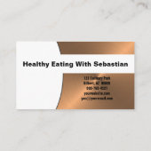 Benutzerdefinierter QR-Code für den Koch für Kupfe Visitenkarte (Rückseite)