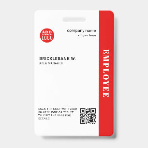Benutzerdefinierter QR-Code für die Unternehmens-I Ausweis