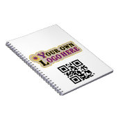 Benutzerdefinierter QR-Code für die Vorderseite un Notizblock (Rechte Seite)