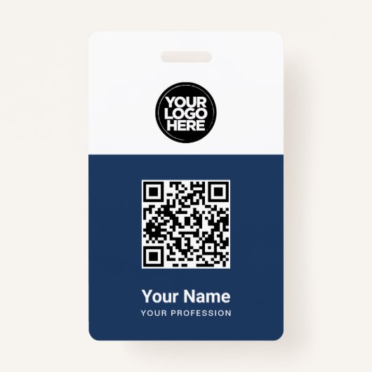 Benutzerdefinierter Qr-Code für Mitarbeiter, Bar,  Ausweis (Vorderseite)