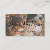 Benutzerdefinierter QR-Code für professionelle Hun Visitenkarte (Vorderseite)