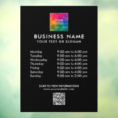 Benutzerdefinierter QR-Code für Unternehmen - Mode Fensteraufkleber (Blatt 3)