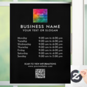 Benutzerdefinierter QR-Code für Unternehmen - Mode Fensteraufkleber (Zuhause)