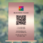 Benutzerdefinierter QR-Code Hochladen Sie Ihr Logo Acrylschild (Neutral)