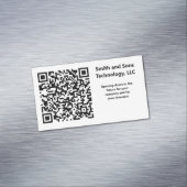 Benutzerdefinierter QR-Code in Verbindung mit Ihre Magnetische Visitenkarte (Beispiel)