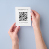 Benutzerdefinierter QR-Code Info Name Website Flye Flyer (Gruppe)