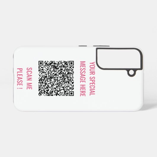 Benutzerdefinierter QR-Code Info zu Ihrer speziell Samsung Galaxy Hülle (Rückseite (Horizontal))