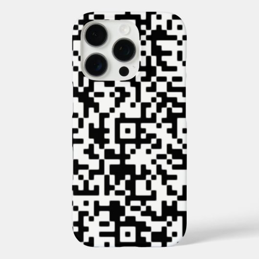 Benutzerdefinierter QR-Code iPhone-Fall Case-Mate iPhone Hülle (Rückseite)