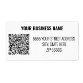 Benutzerdefinierter QR-Code Labels für Ihre Geschä (Vorne)