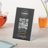 Benutzerdefinierter QR-Code-Logo für Unternehmensb Sockelschild (In SItu)