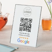 Benutzerdefinierter QR-Code-Logo für Unternehmensb Sockelschild (In Situ)