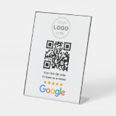 Benutzerdefinierter QR-Code-Logo für Unternehmensb Sockelschild (Vorderseite)