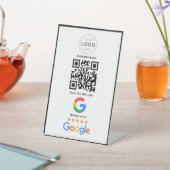 Benutzerdefinierter QR-Code-Logo für Unternehmensb Sockelschild (In SItu)