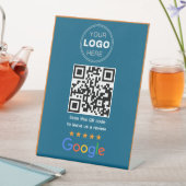 Benutzerdefinierter QR-Code-Logo für Unternehmensb Sockelschild (In Situ)