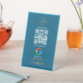 Benutzerdefinierter QR-Code-Logo für Unternehmensb Sockelschild (In SItu)
