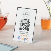 Benutzerdefinierter QR-Code-Logo für Unternehmensb Sockelschild (In SItu)