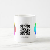 Benutzerdefinierter QR-Code-Logo-Geschäfts-Brandin Kaffeetasse (Mittel)