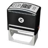 Benutzerdefinierter QR-Code & Logo Selbstfärbestem Permastempel (Produkt)