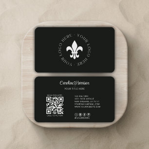 Benutzerdefinierter QR-Code Logo-Website Social Me Visitenkarte
