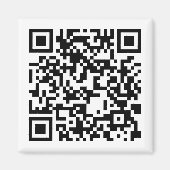 Benutzerdefinierter Qr-Code Magnet (Vorne)