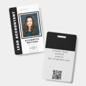 Benutzerdefinierter QR-Code mit der Event-ID Ihres Ausweis (Vorder- & Rückseite)