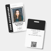 Benutzerdefinierter QR-Code mit der Event-ID Ihres Ausweis (Vorder- & Rückseite)