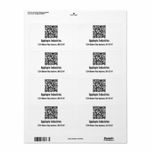 Benutzerdefinierter QR-Code mit E-Mail-Adresse (Vorne)