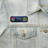 Benutzerdefinierter QR-Code mit Goldtext zum Hochl Namensschild (Beispiel)