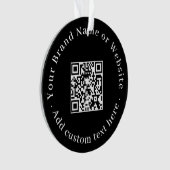 Benutzerdefinierter QR-Code Moderne Geschäftspromo Ornament (Vorderseite)