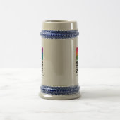 Benutzerdefinierter QR-Code Moderner Template-Uplo Bierglas (Mittel)