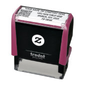 Benutzerdefinierter QR-Code oder Foto Name Adresse Permastempel (Produkt)