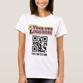 Benutzerdefinierter QR-Code oder Ihr Business-Logo T-Shirt (Vorderseite)