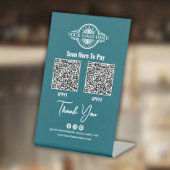 Benutzerdefinierter QR-Code, Paypal, Venmo, Custom Sockelschild