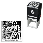 Benutzerdefinierter QR-Code Permastempel (Beispiel)