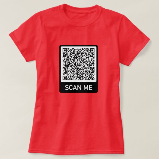 Benutzerdefinierter QR-Code Personalisiert Ihr T - T-Shirt (Design vorne)