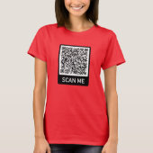 Benutzerdefinierter QR-Code Personalisiert Ihr T - T-Shirt (Vorderseite)
