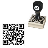 Benutzerdefinierter QR-Code personalisiert scannba Gummistempel (Stempel)