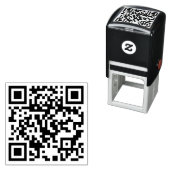 Benutzerdefinierter QR-Code personalisiert scannba Permastempel (Beispiel)