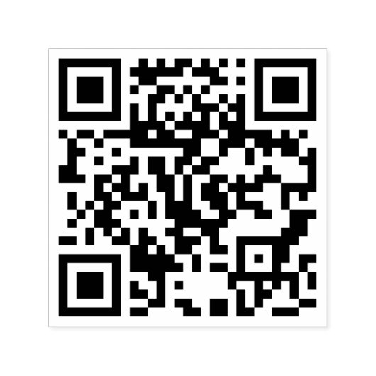 Benutzerdefinierter QR-Code personalisiert scannba Permastempel (Design)