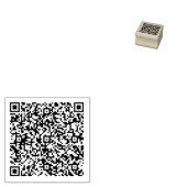 Benutzerdefinierter QR-Code Personalisierte Briefm Gummistempel (Stempel)