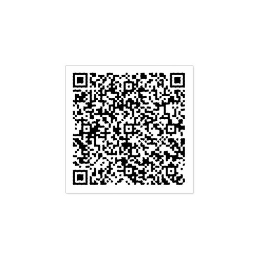 Benutzerdefinierter QR-Code Personalisierte Briefm Gummistempel (Prägung)